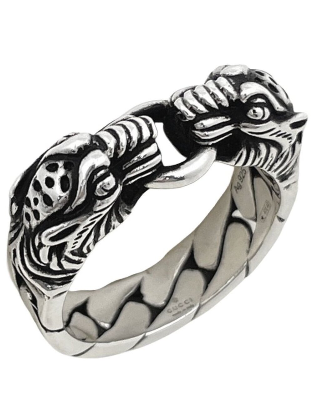 Gucci Ring Tiger Head 925 Sterling Silver